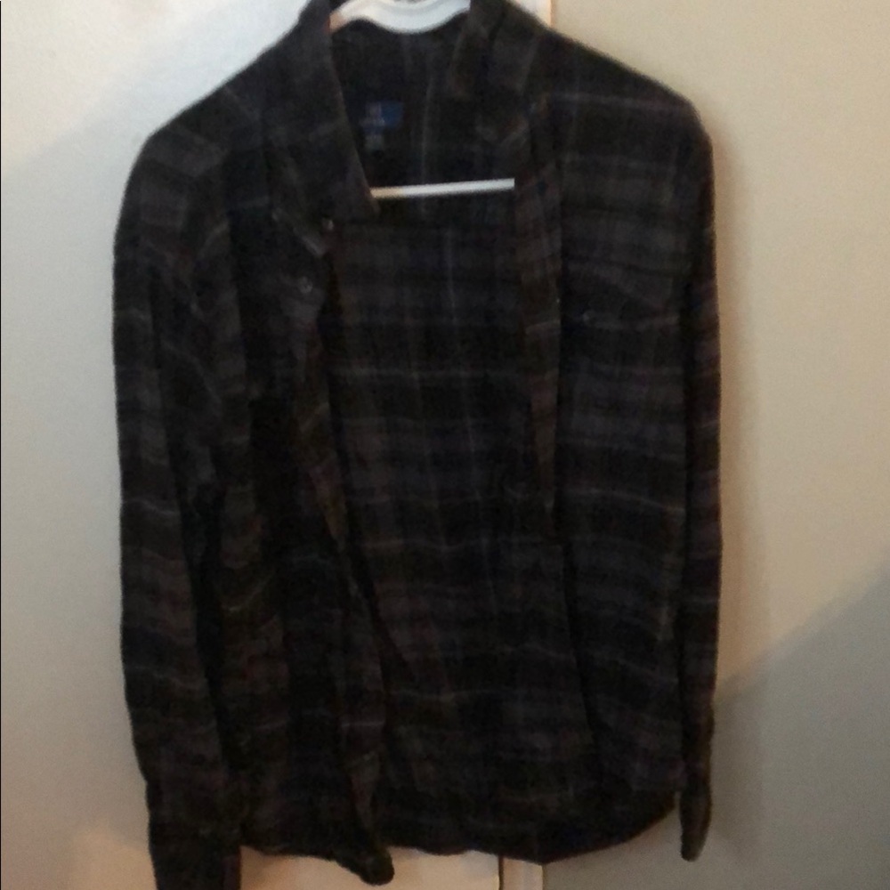 George Men’s Black Lightweight Flannel